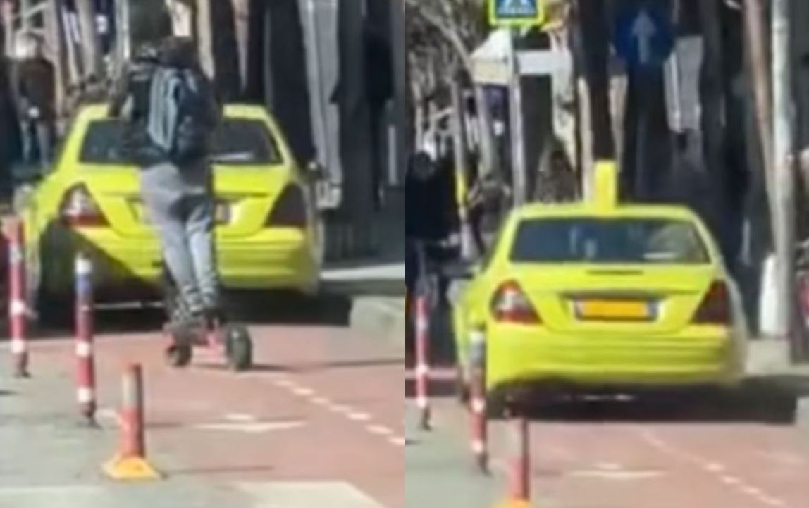 Taksia lëviz në korsi biçikletash, ndëshkohet me gjobë pas publikimit nga JOQ