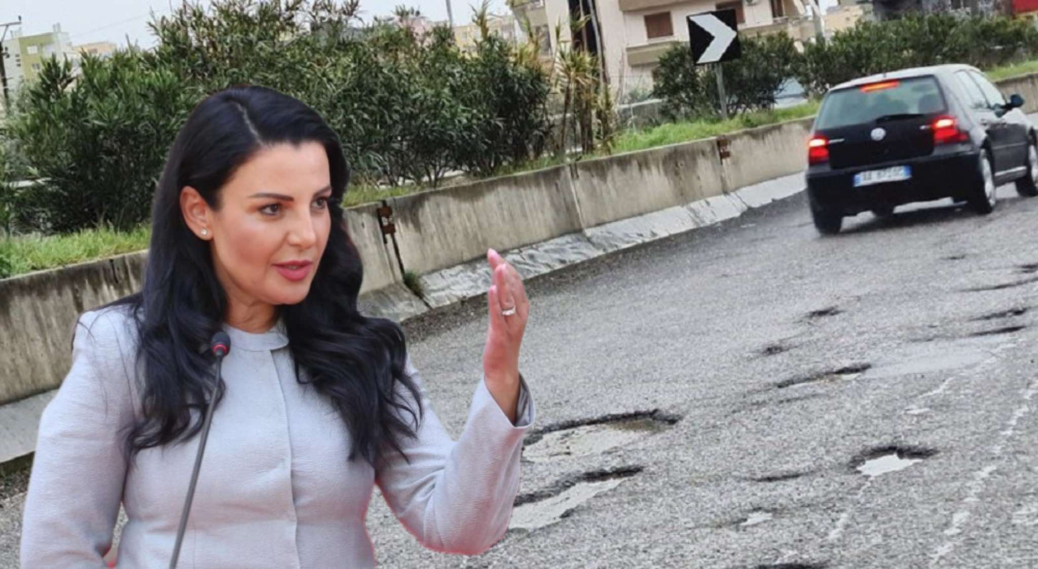 Autostrada Tiranë-Durrës gropë, qytetari: “Devijojmë sa këtej, andej. Shkak për aksidente”
