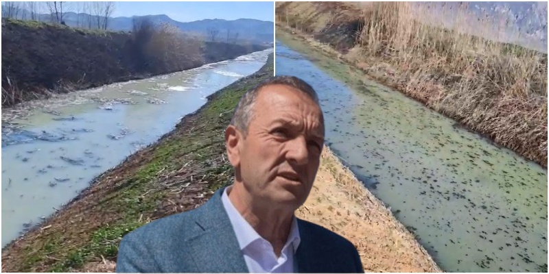 Mbetjet e baxhos në Nizhavec ndotin kanalin ujitës te 200 ha toka bujqësore ne Maliq