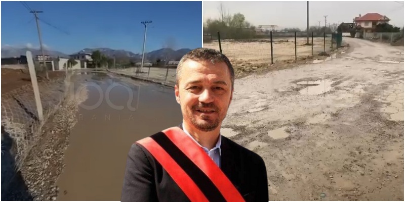 Rruga e Tapizës kthehet në det balte e gropash, e neglizhuar prej vitesh nga bashkia e Krujës