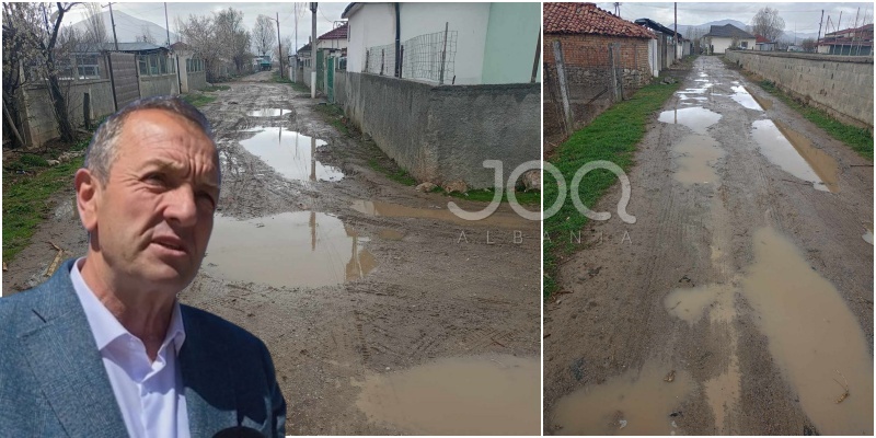 Rrugët e pashtruara e me gropa balte revoltojnë banorët ndaj bashkisë së Maliqit