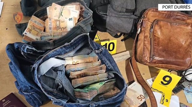 Kapet 40-vjeçari me 110 mijë euro të padeklaruara në Portin e Durrësit