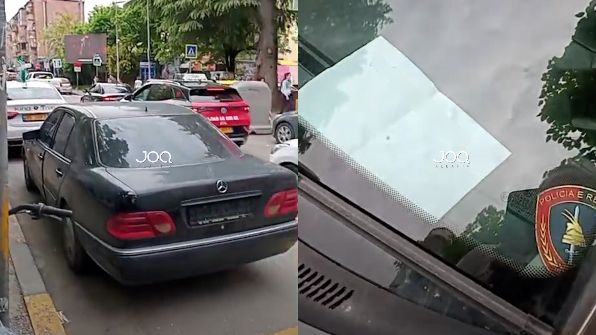 “Policia me makinë pa targa na zë vendin e taksive, ku të hamë ne?”
