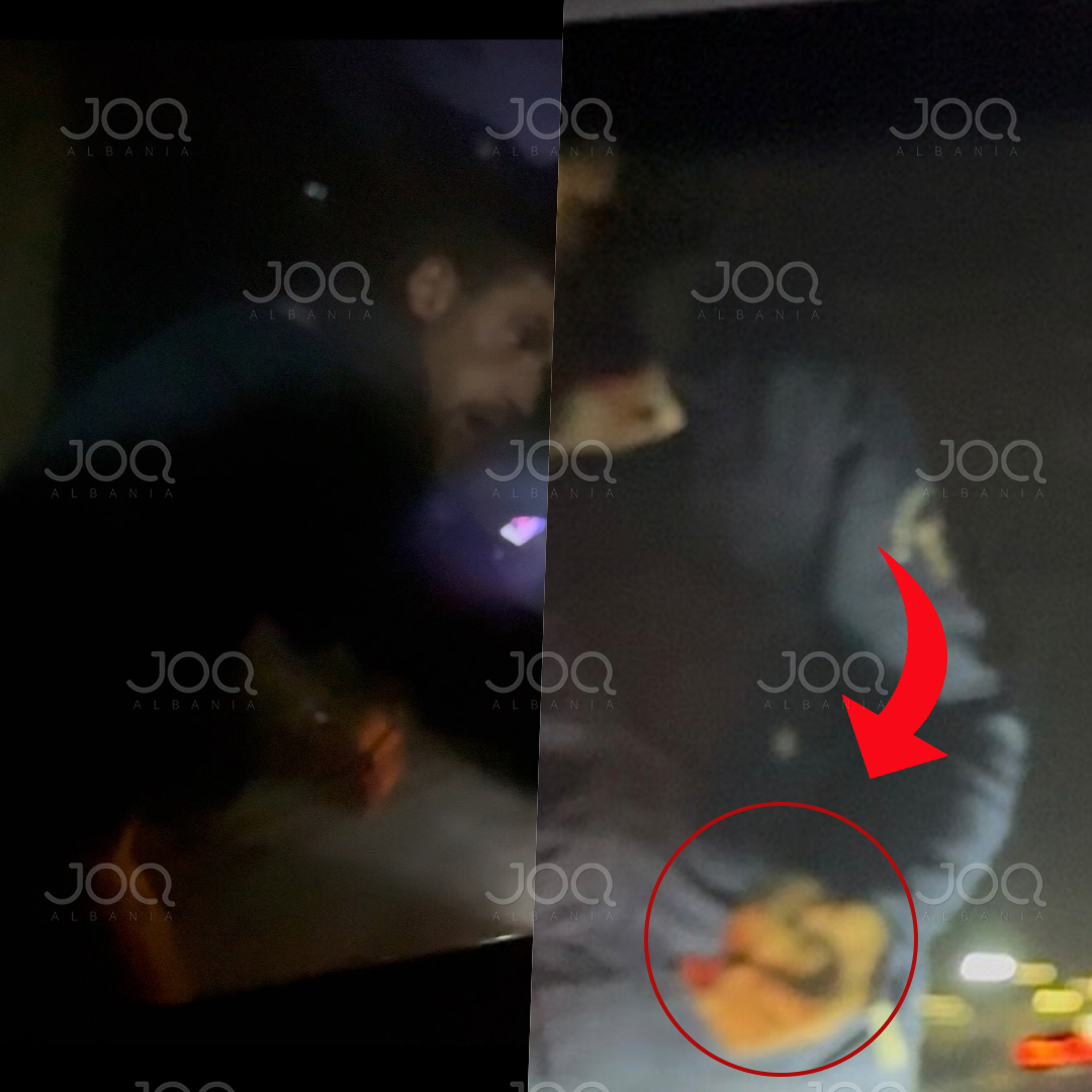 Në gjendje të dehur, burri terrorizon shoferët me gurë në dorë: Më jepni lekë!