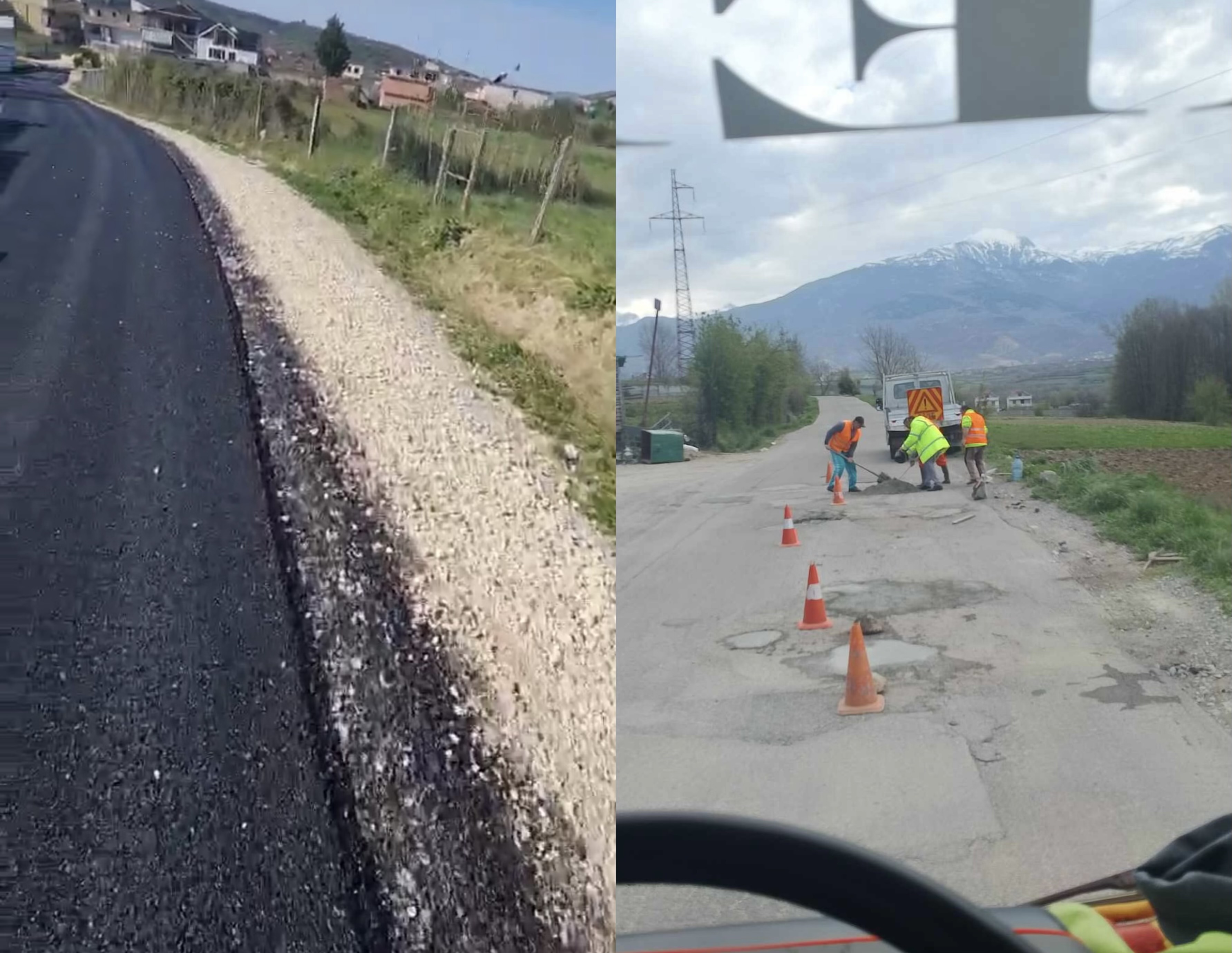 Fushata nisi! Asfalt elektoral dhe gropa të mbushura kudo