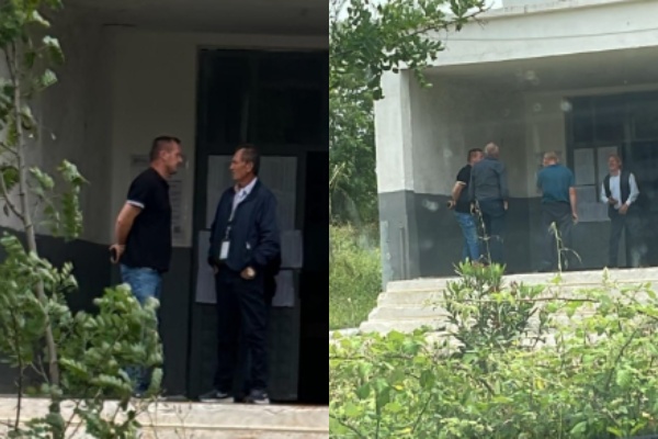 Vëllai i kandidates së PS në Belsh intimidon votuesit te qendra e votimit
