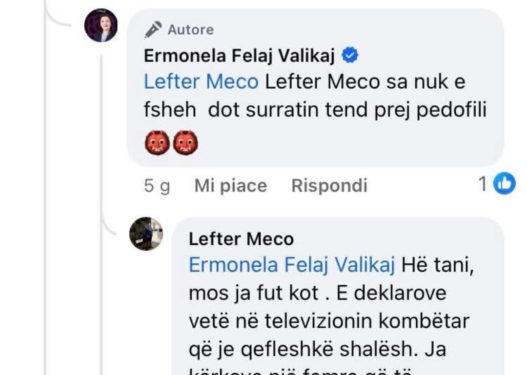 Ermonela mërzitet se Lefteri i përmend shalët: Ti qenke p*dofil!
