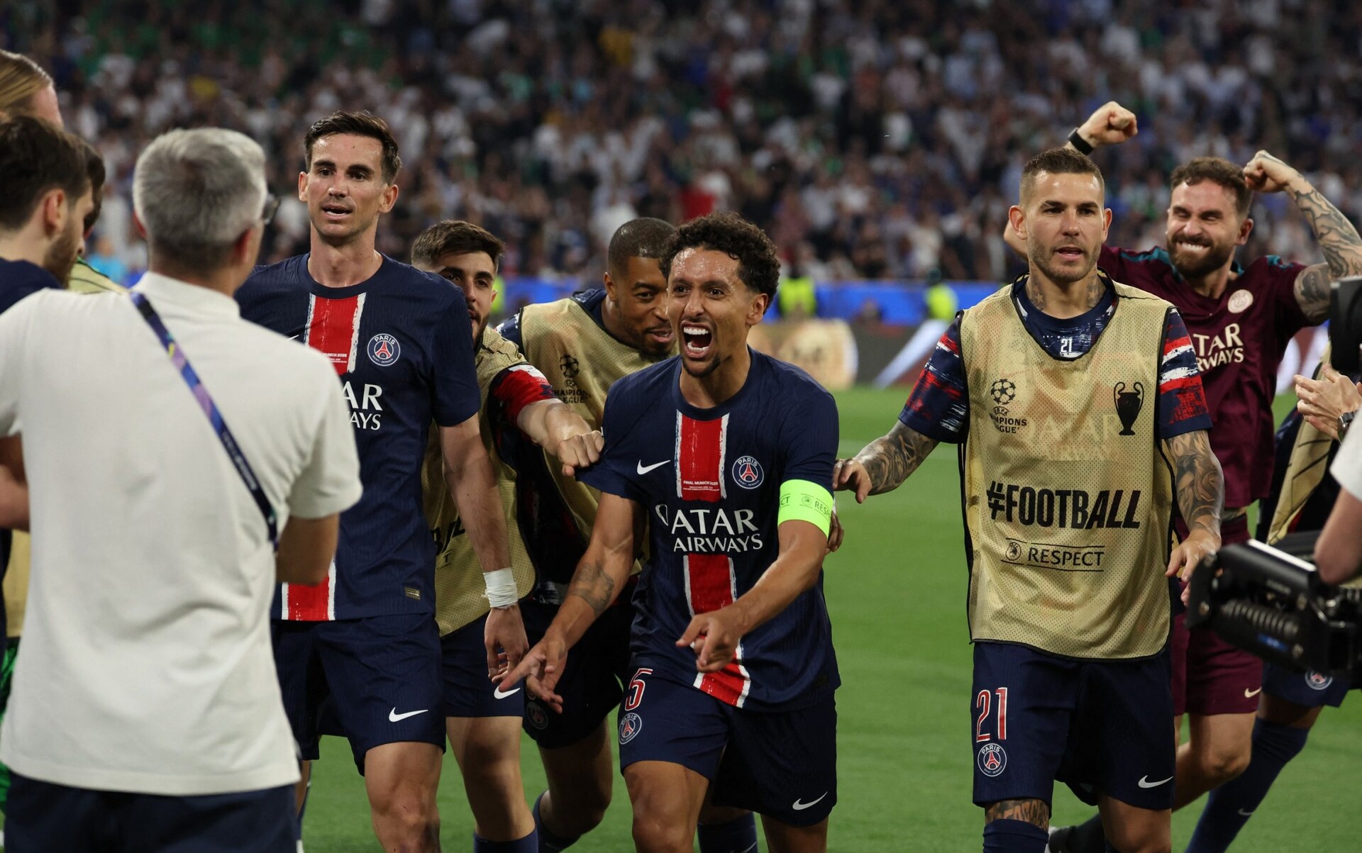PSG fiton për herë të parë Ligën e Kampionëve, triumf historik 5-0 ndaj Interit