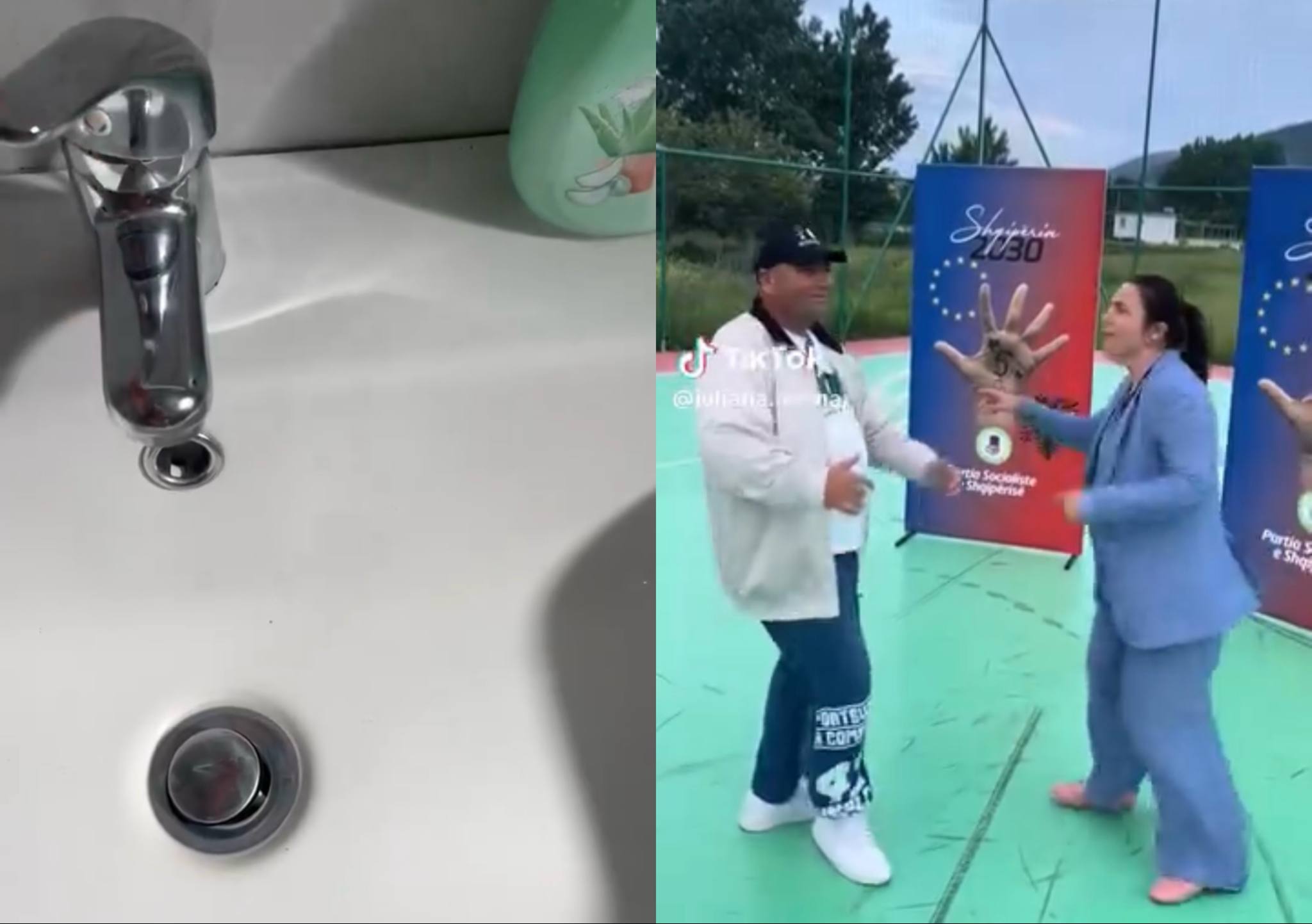 Bashkia Dimal prej 3 ditësh pa ujë, Juliana Memaj kërcen në TikTok