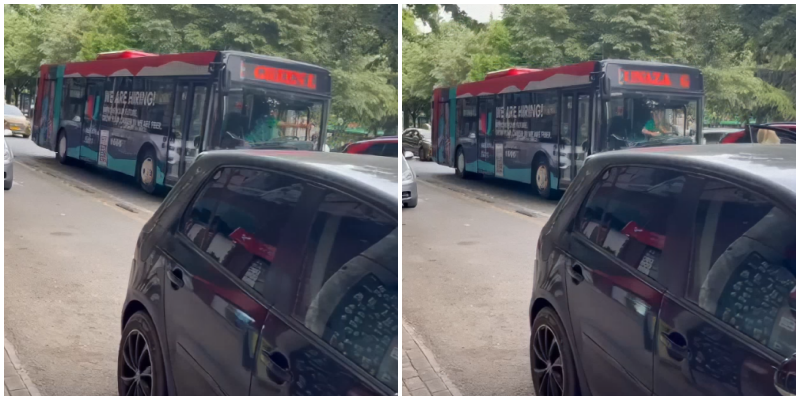 Qytetari dhe shoferi i “Green Line” zihen në mes të rrugës