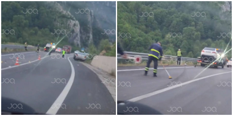 Aksident me 2 të vdekur te Shkalla e Tujanit, trupat e të rinjve përfundojnë në lumë