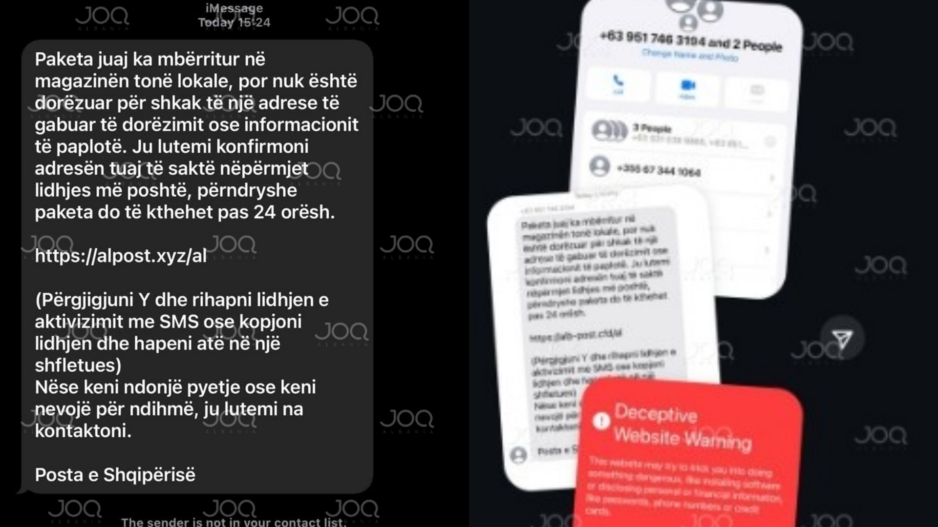 Dhjetra denoncime për mesazhe të dyshimta, bëni kujdes