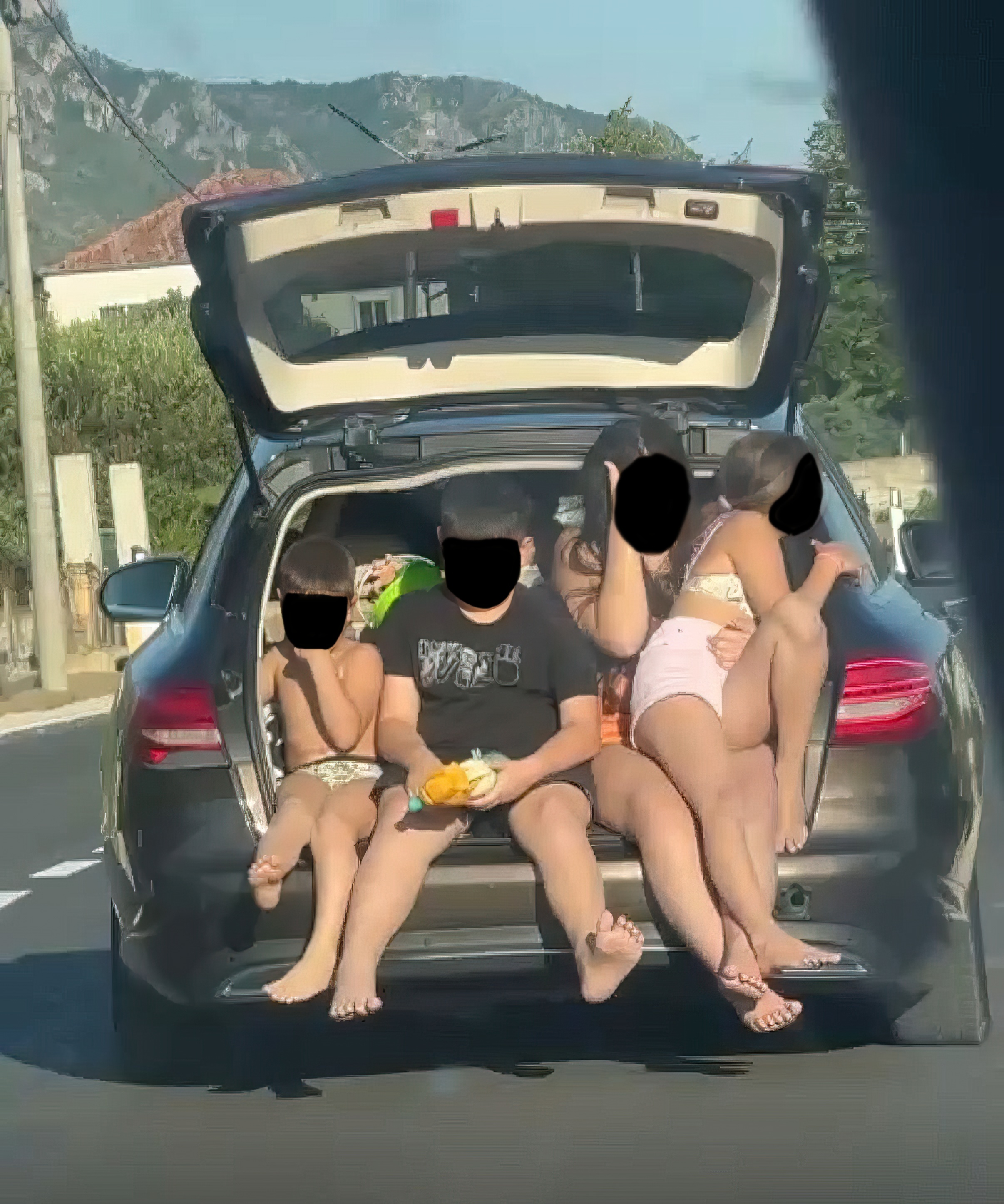 Kthimi nga plazhi pas një të diele pushim