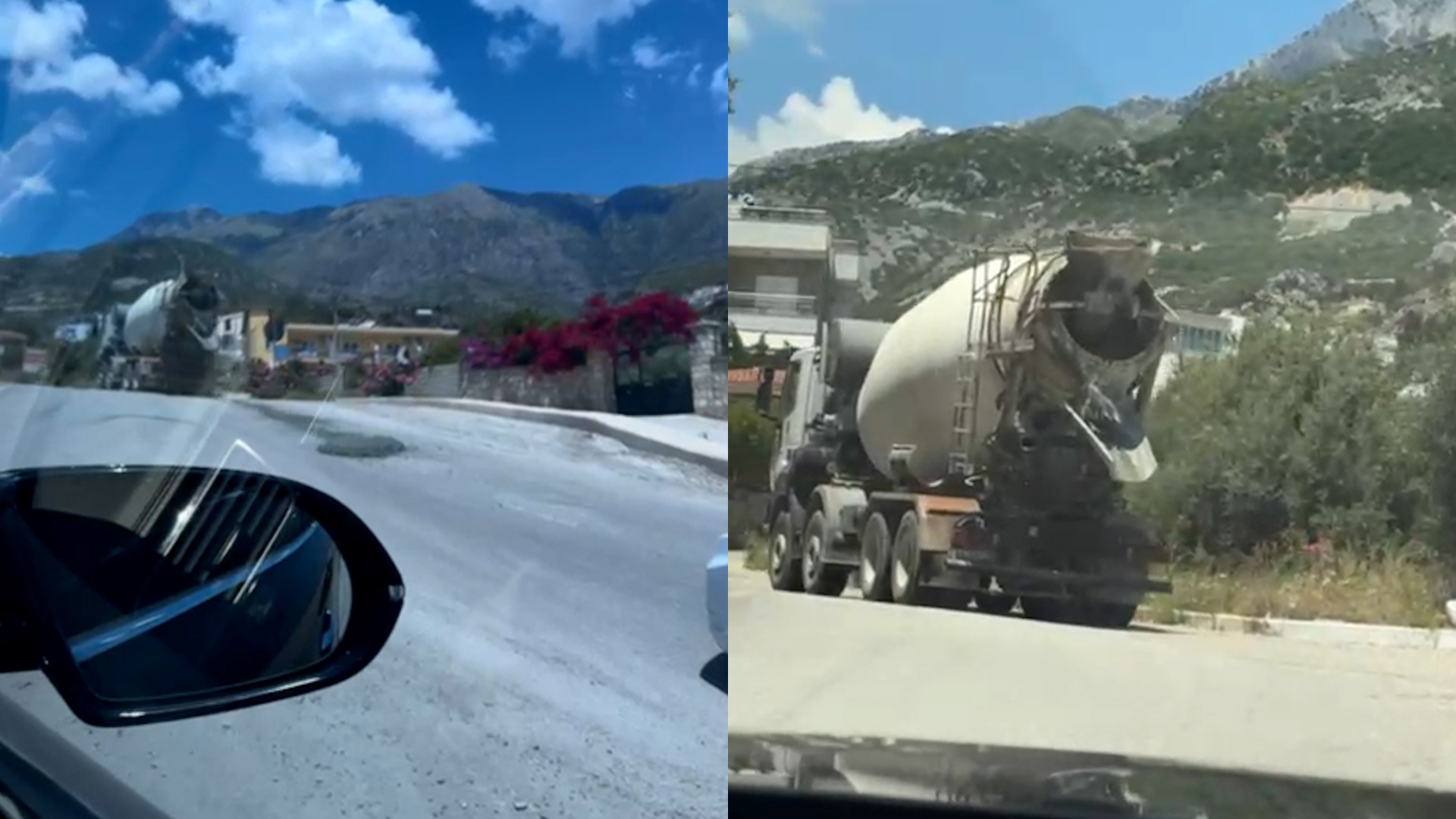 Betonieret e Gjikurisë nuk pushojnë as në fundjavë, derdhin beton rrugëve të Dhërmiut