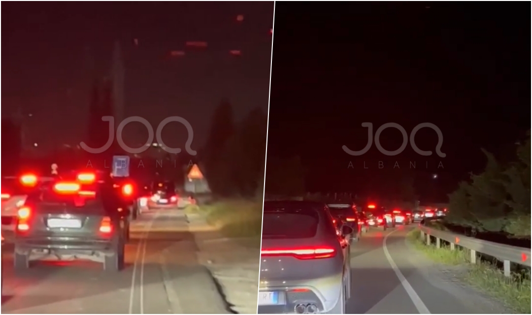 Trafik i rënduar edhe në aksin Peqin Elbasan  qytetarët të bllokuar në radhë kilometrike