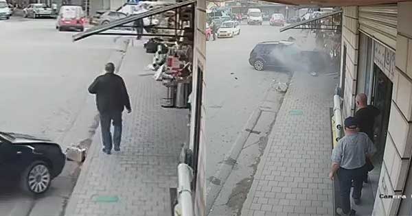 Publikohet video e aksidentit të tmerrshëm në Peshkopi, makina me shpejtësi “skëterrë” përplas policin
