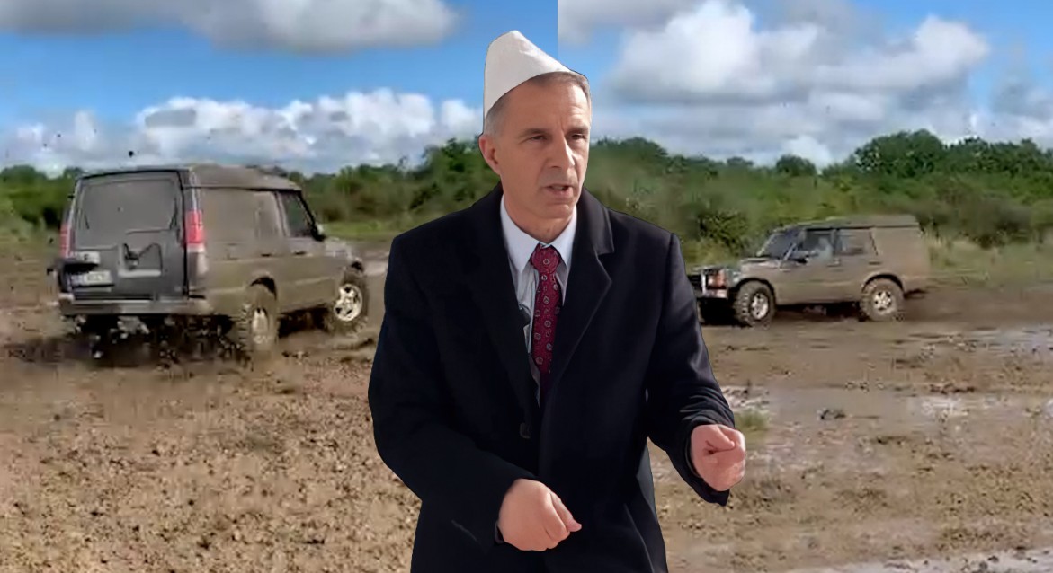 Josif Gorrea “krenohet” me pamjet e makinës që bën drift brenda parkut kombëtar
