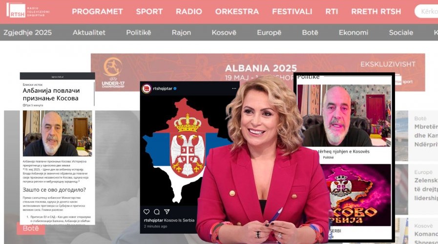 Eni Vasili e katranos, hakerat serbë marrin kontrollin e RTSh-së