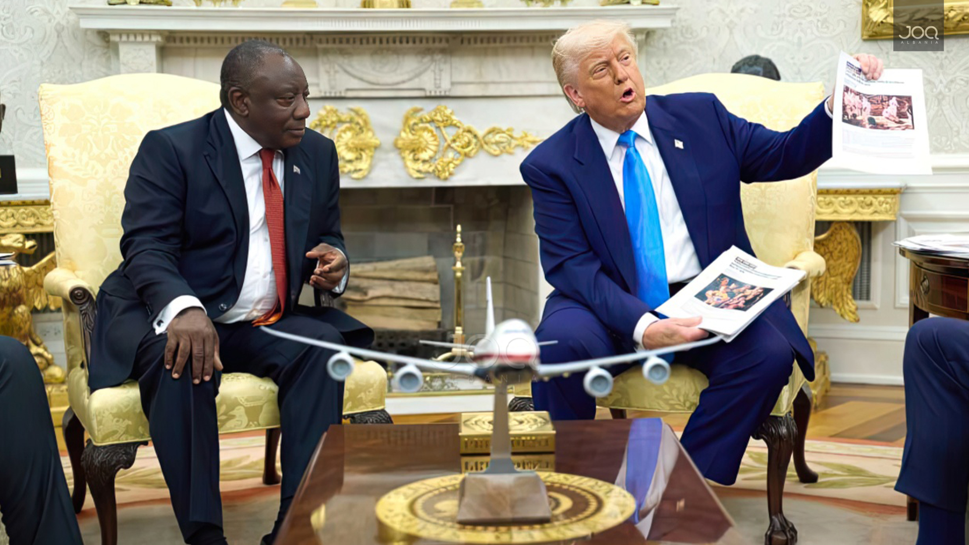 Trump përballet me Presidentin e Afrikës së Jugut për vrasjen e fermerëve të bardhë