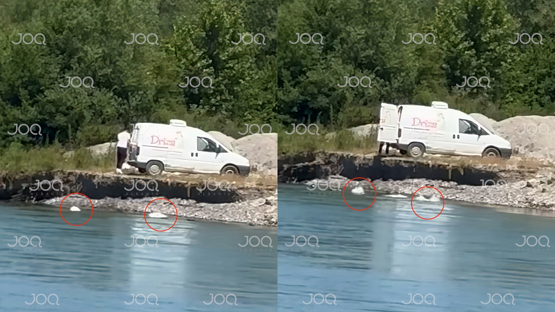 Kompania ‘Driza’ hedh mbetjet e pulave në Liqenin e Shkodrës