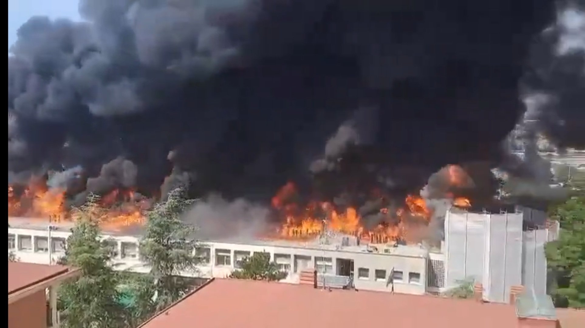 Zjarr në Universitetin e Tuscias në Itali, evakuohen studentët, banorët në alarm