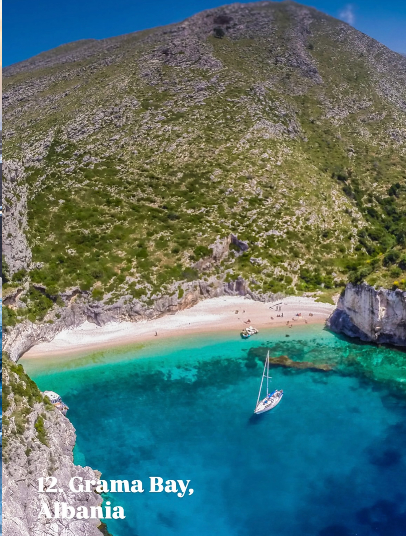 Gjiri i Gramës në vend të 12-të ndër 50 plazhet më të bukura të vitit 2025