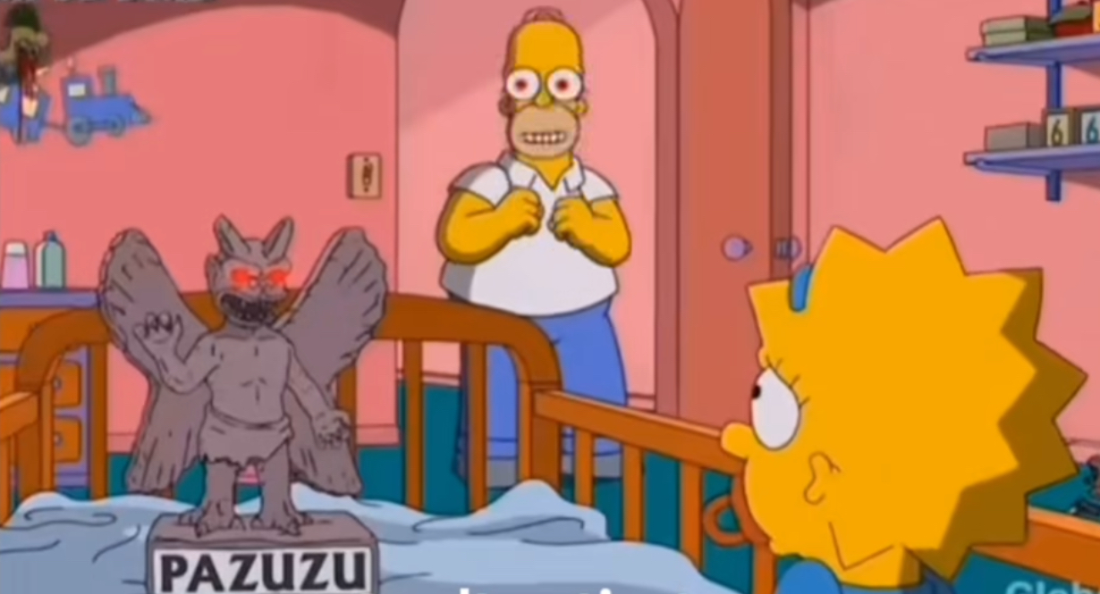 The Simpsons parashikuan Labubut demonike Pazuzu?