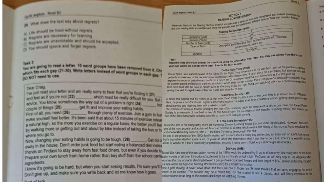 Dështon sërish Ministria e Arsimit, 30 minuta para nisjes publikohet teza e anglishtes