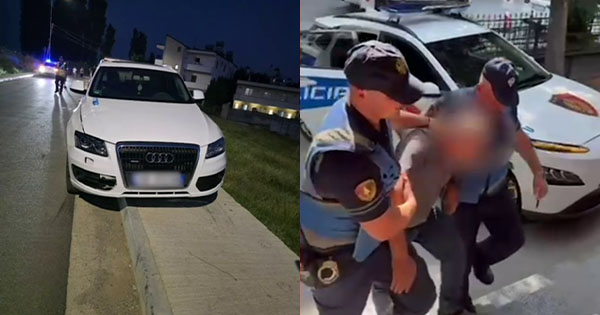 Arrestohet kamzaliu me audi  përplasi 5 veta në trotar duke bërë manovra