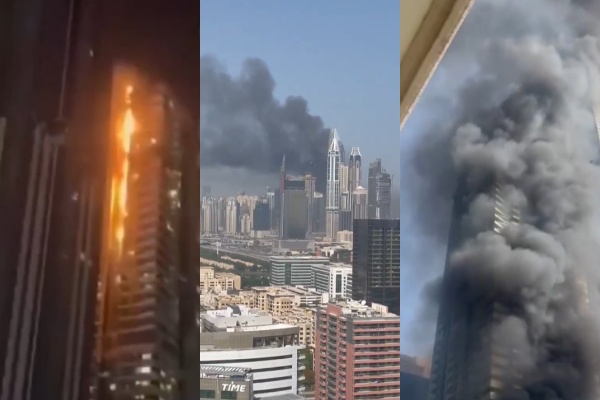 Dubai  Rrokaqielli përfshihet nga një zjarr i fuqishëm  evakuohen 3 800 banorë