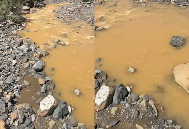 Inertet e fabrikës së kromit ndotin lumin e Lenës në Martanesh, rrezikon bagëtitë