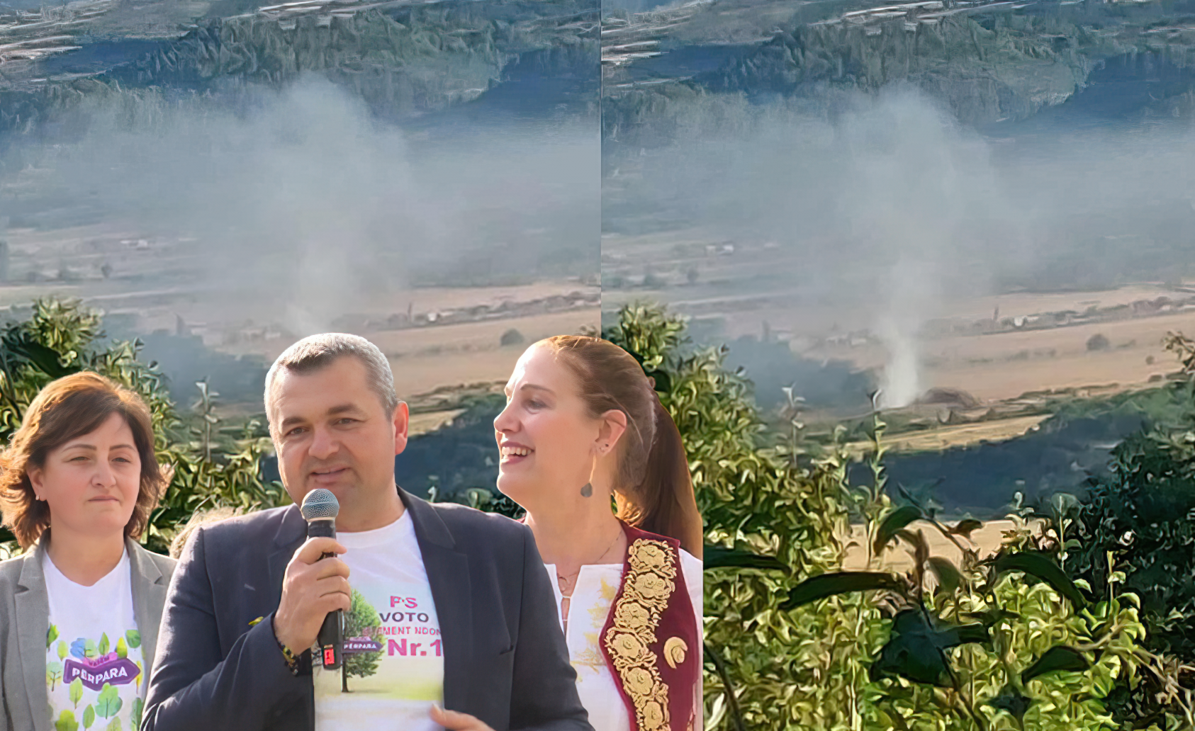 Digjen mbeturinat anës lumit Vjosë, Ndoni i Këlcyrës dhe Hoxha e Përmetit lejojnë masakrën mjedisore