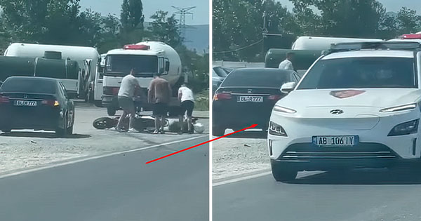 Makina përplas motoristin, policia kalon ngjitur me trupin dhe… ikën!