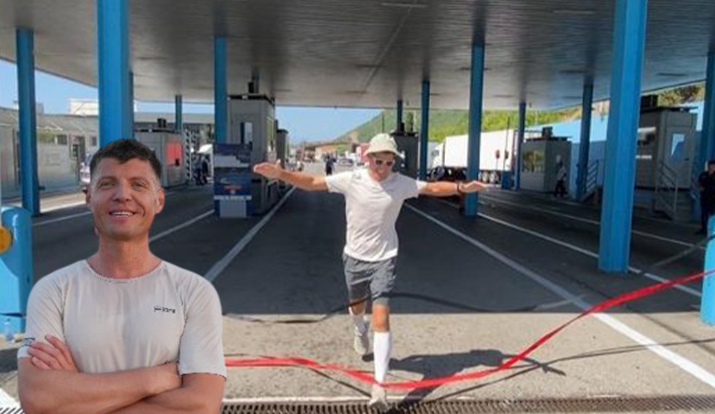 2750 km me vrap nga Anglia në Shqipëri  tropojani mbërrin në atdhe  Ia dedikoj babait tim të ndjerë