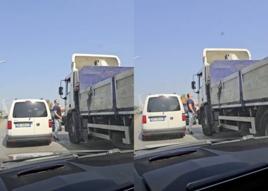 “Qytetari thyen xhamin e kamionit, godet me krikun e makinës shoferin” 
