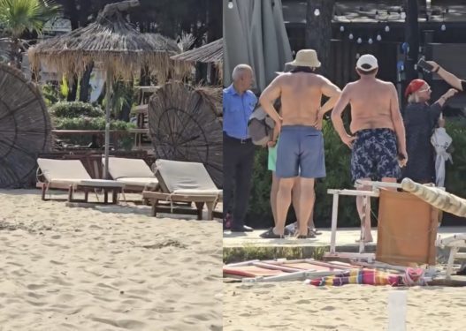 Policia aksion natën, pushuesit s’lejohen të vendosin çadra në plazhin publik 