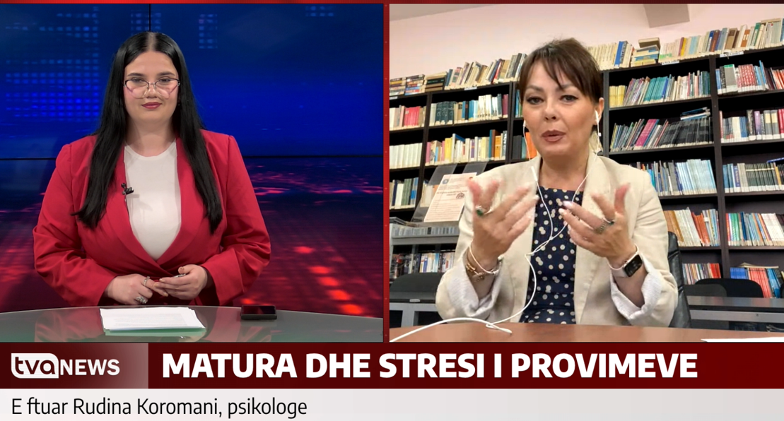 Stresi i provimeve të maturës, psikologia Koromani: Studenti duhet të kuptojë sa nxë, jo notën