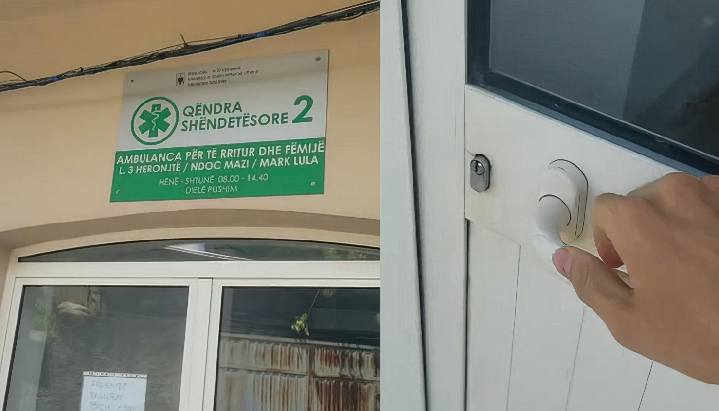 Qendra shëndetësore nr. 2 në Shkodër mbyllet para orarit zyrtar, qytetarët pa shërbim