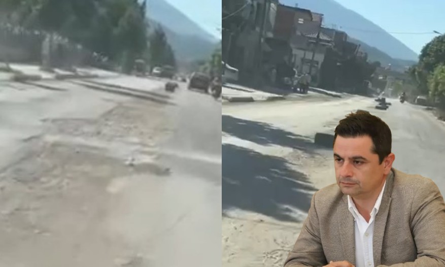 Rruga nga spitali i Beratit deri në Uznovë copë-copë, kryebashkiaku asnjë masë