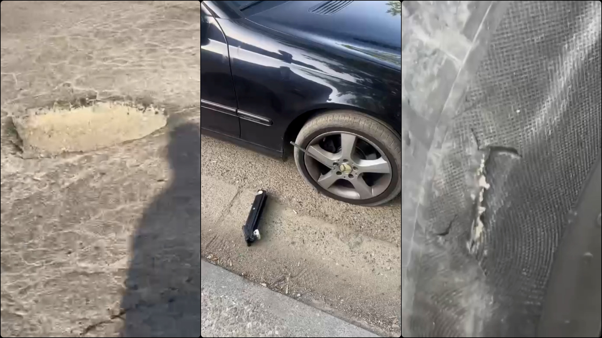 Rruga që të ‘pret’ gomën, qytetari përfundon në gropë në kryqëzimin e Valiasit