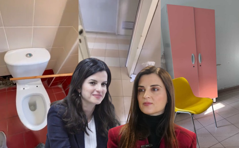 Spitali i Durrësit copë-copë, pa ujë, me lagështi dhe pa lyer nga brenda