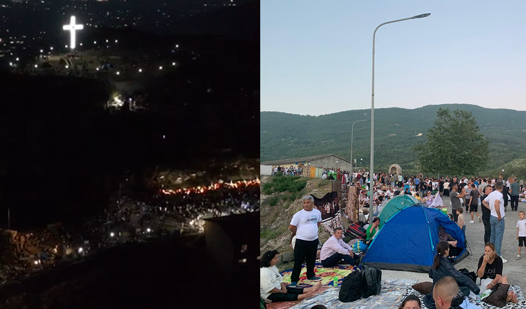 Pelegrinazh në kishën e Shna Ndout në Laç, mijëra besimtarë për të kremtuar “Ditën e Madhe” të 13 qershorit