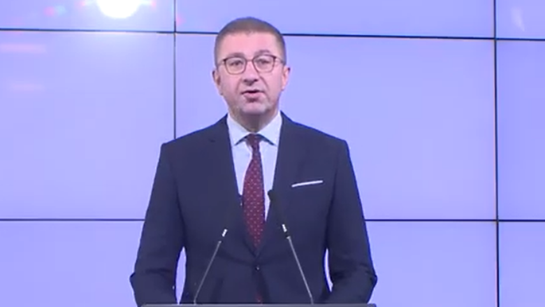 Mickoski: Bullgaria ka agjendë dhe plan të qartë, shkatërrimin e kombit dhe identitetit maqedonas