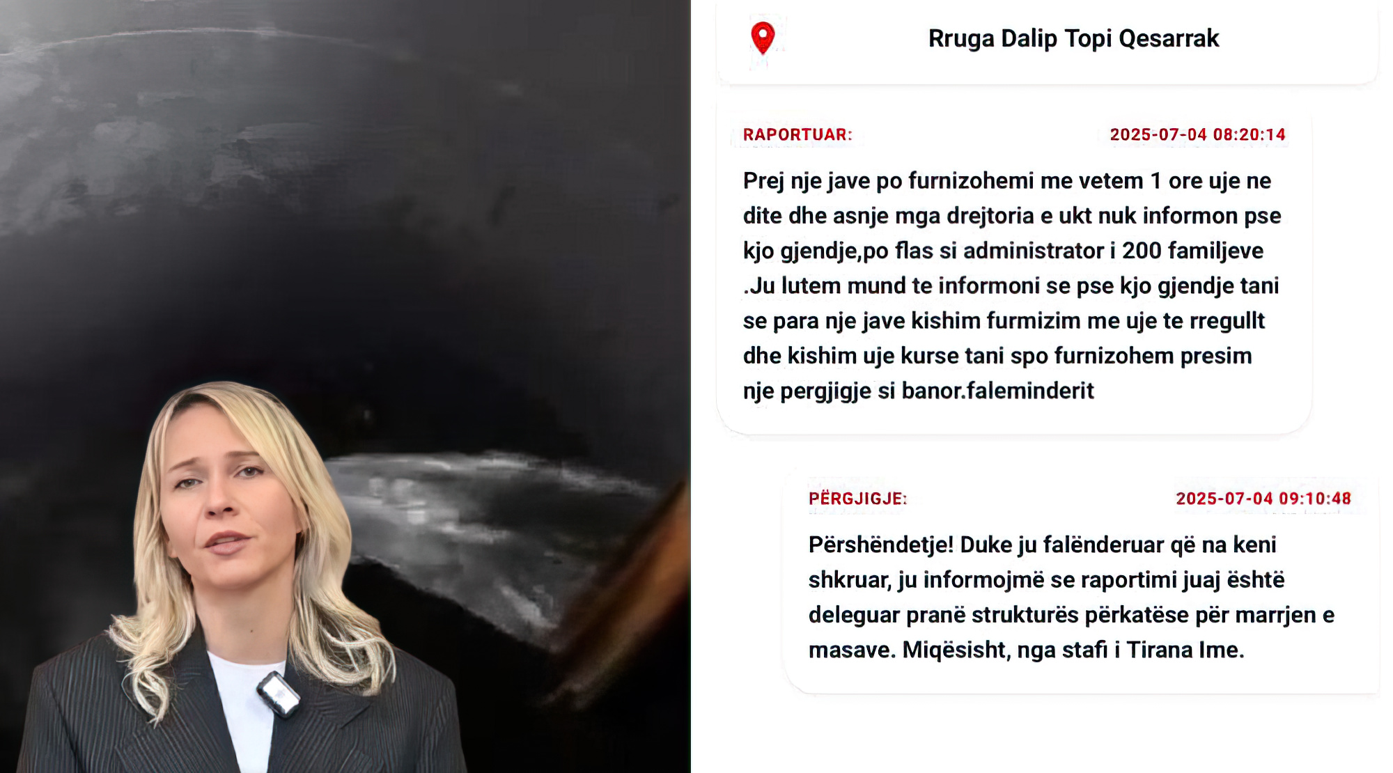 Banorët e Qesarrekës në Dajt prej një jave pa ujë, bashkia i lë në mëshirë të fatit