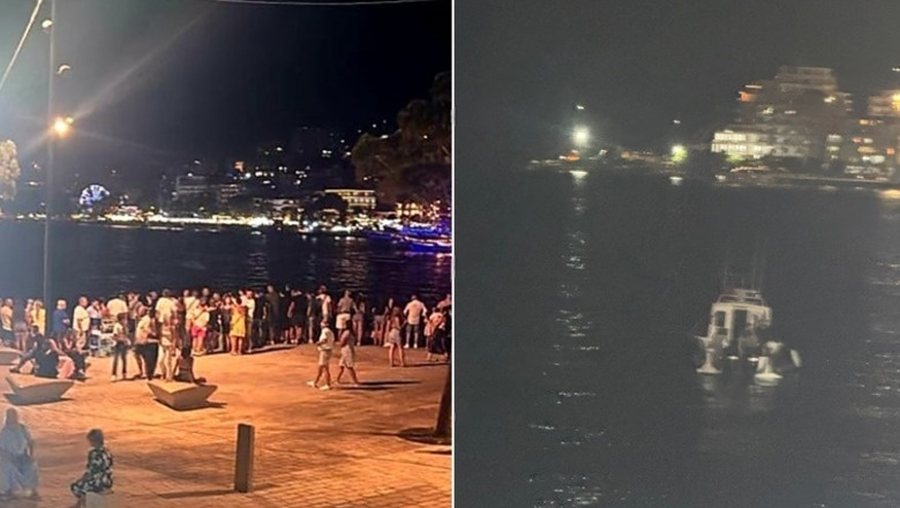 I riu në Sarandë si në GTA, del nga makina me çantë në dorë dhe hidhet në det t’i shpëtojë policisë