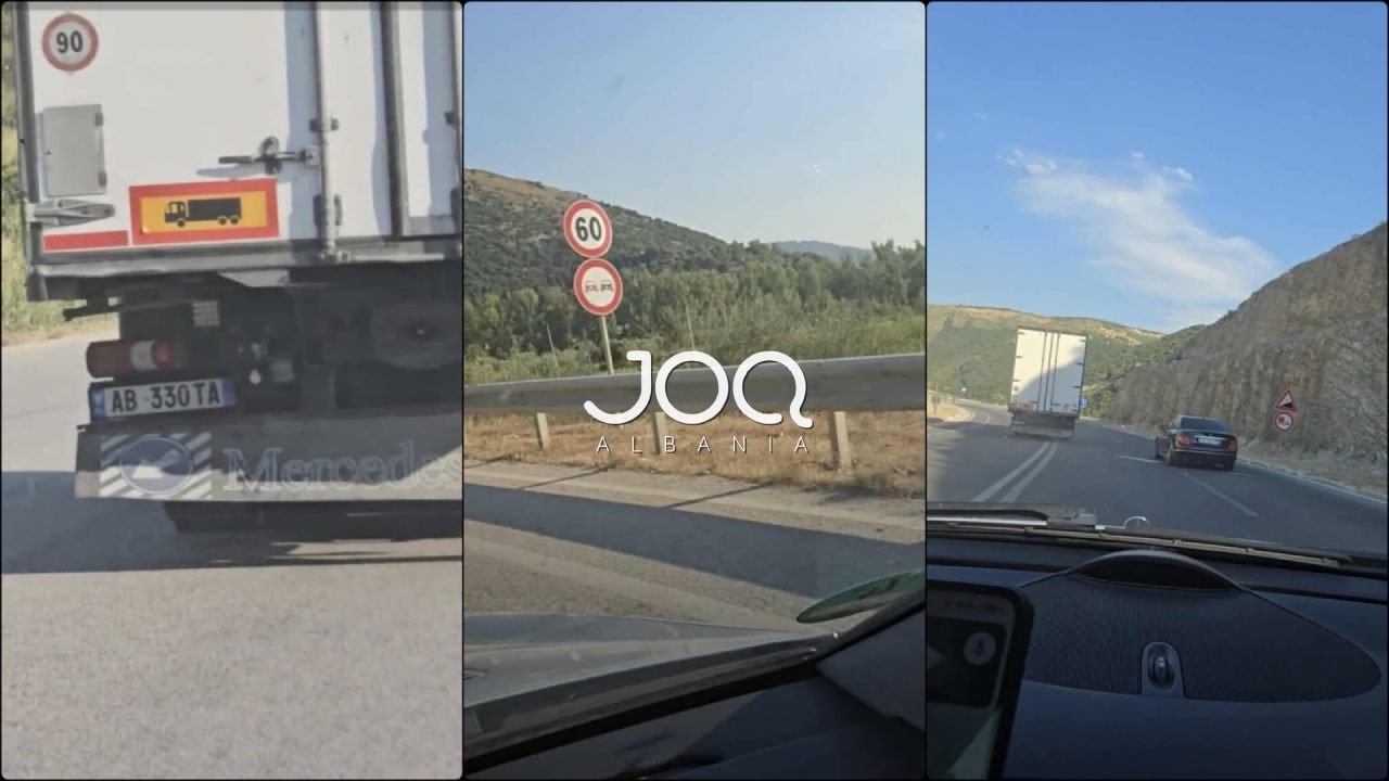“Kamioni për pak na vrau” në rrugën Pocem-Memaliaj, shpejtësi tej normave të lejuara
