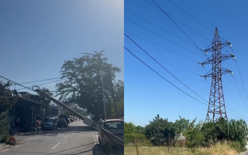 Kamëz/ Shtylla elektrike rrezik për banorët, lidhje trefazore ilegale, OSHEE asnjë masë