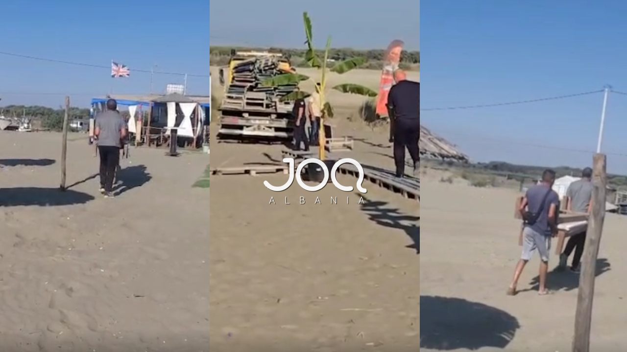 Lirohen hapësirat publike në plazhin Seman të zaptuara nga bizneset private