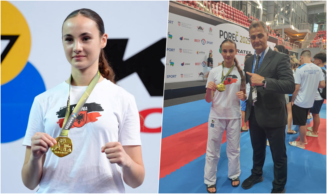 Mposhti serben në finale, Amanda Dedej i dhuron Shqipërisë medalje ari në karate