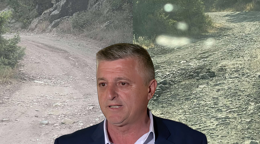 Rruga që lidh 4 grykët e Dibrës e degraduar, bashkia bën sikur punon, i hedh çakull